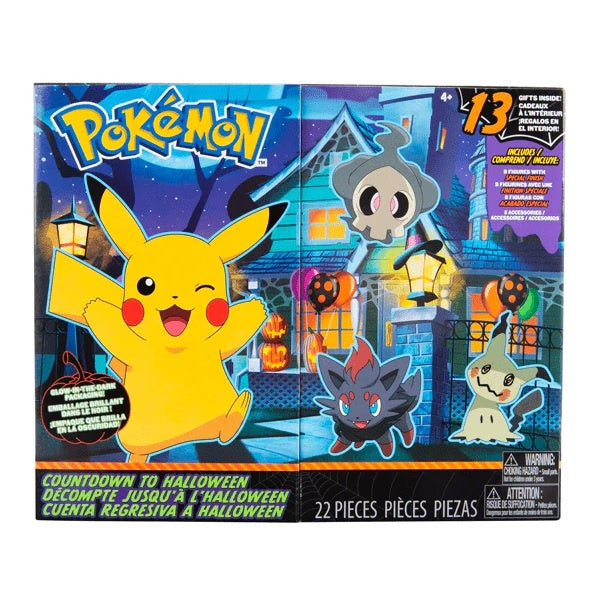 Pokémon Battle Figure Halloween Countdown Calendar