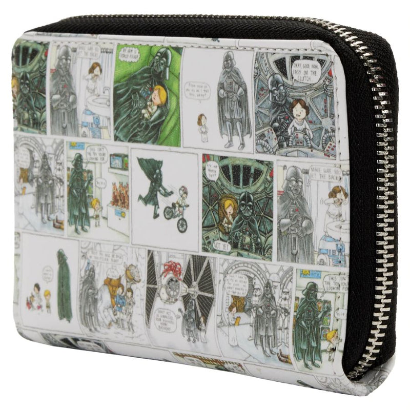 Star Wars - Darth Vader Comic Strip Zip Purse