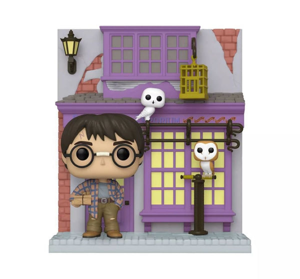 Harry Potter - Harry Potter with Eeylops Owl Emporium Diagon Alley US Exclusive Pop! Deluxe [RS]