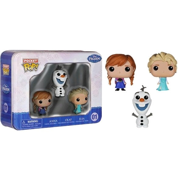 Frozen - Elsa, Anna & Olaf Pocket Pop! 3-Pack Tin