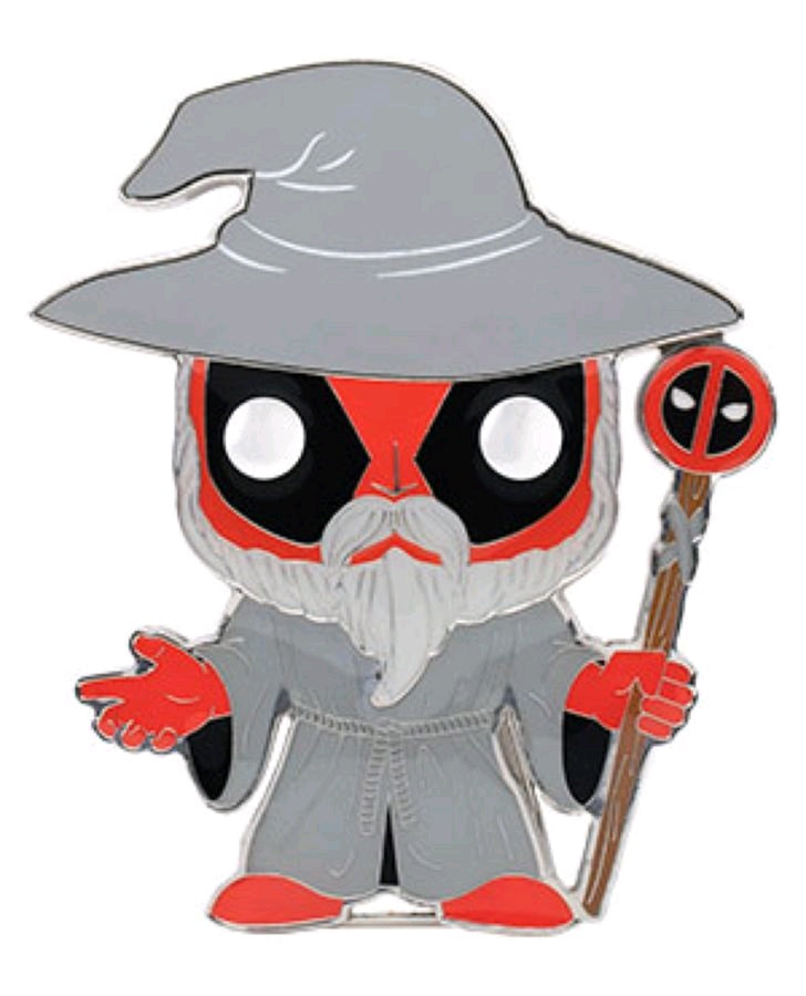 Deadpool - Wizard Deadpool 4" Pop! Enamel Pin