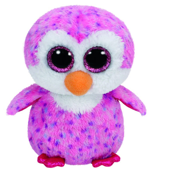 Beanie Boos - Glider pink penguin MED Boo