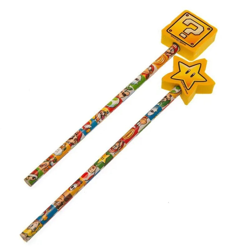 Super Mario - 2pc Pencil Set