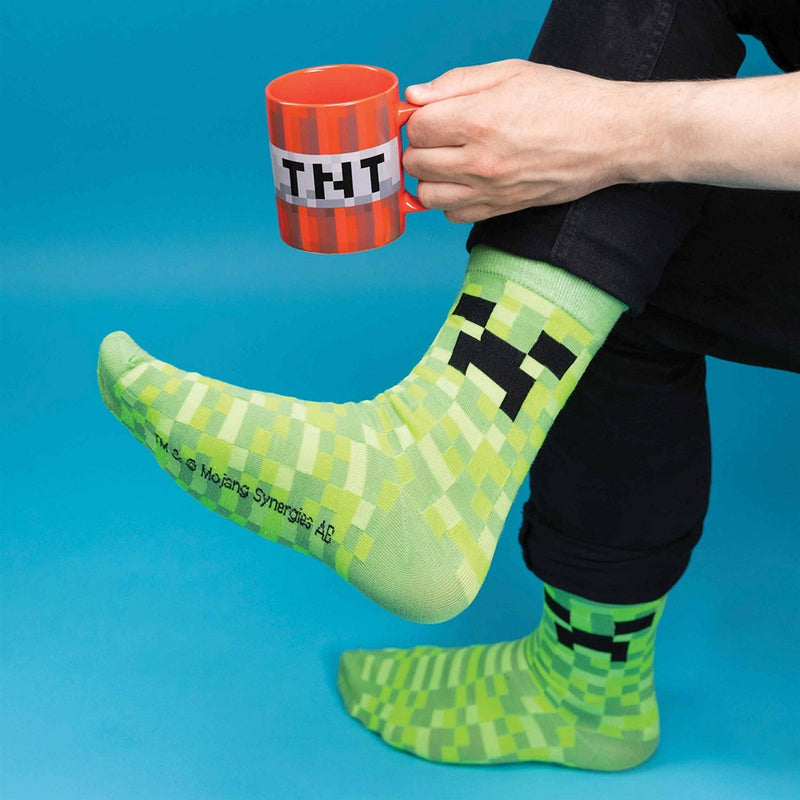 Minecraft - Creeper Mug & Socks Gift Set