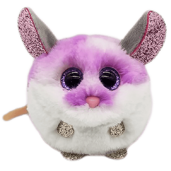 TY Puffies Colby Purple Mouse