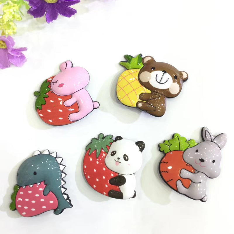 Animal & Fruits Hugs Hair Clip - LRG