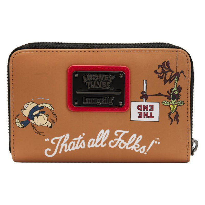 Looney Tunes - That's All Folks Zip Around Purse