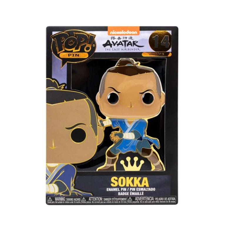 Avatar The Last Airbender - Sokka 4" Pop! Enamel Pin