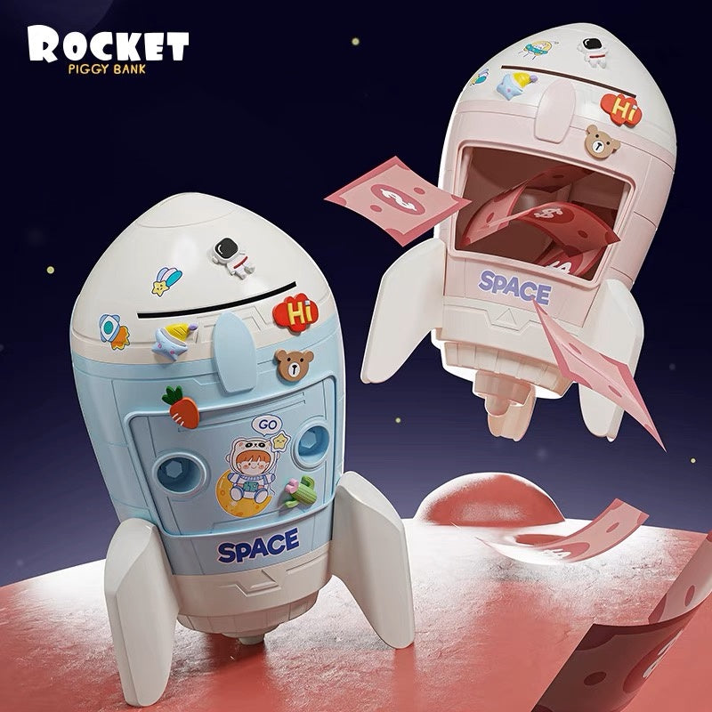 Rocket Piggy Bank