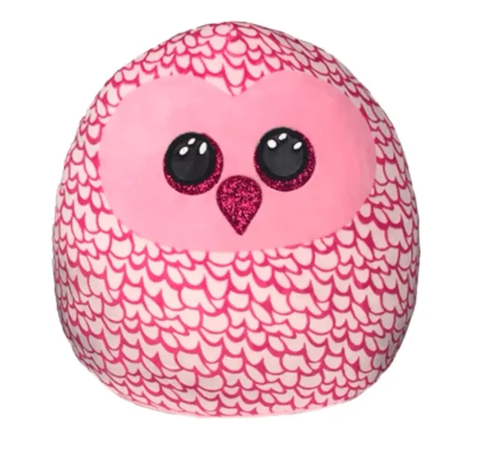 Squish A Boo Pinky Owl