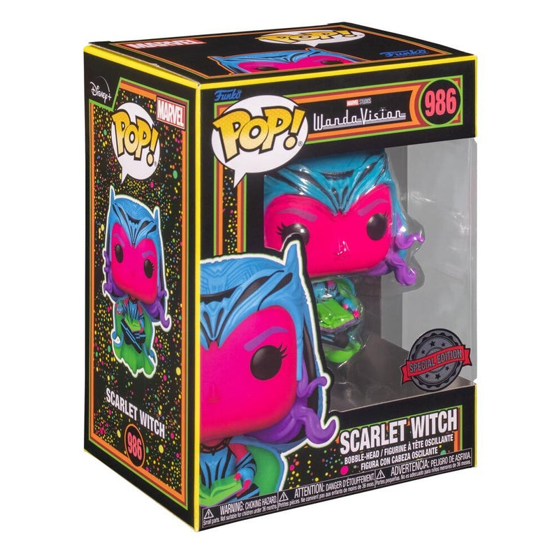 WandaVision - Scarlet Witch Black Light Pop! Vinyl [RS]