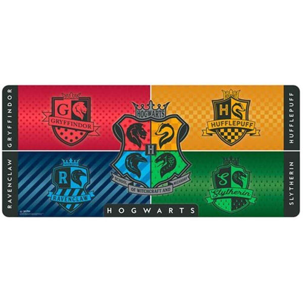 Harry Potter - XXL Gaming Mat - Hogwarts Shields