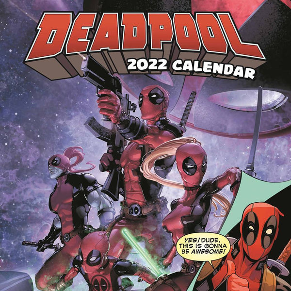 Marvel Deadpool - 2022 Square Wall Calendar