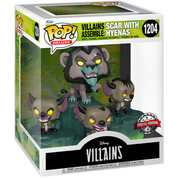 Disney Villains Assemble - Scar with Hyenas Pop! Deluxe [RS]