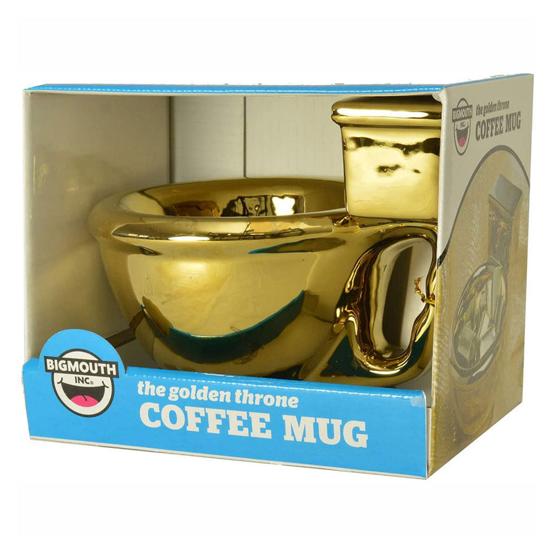 BigMouth – Golden Toilet Mug