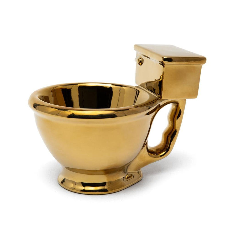 BigMouth – Golden Toilet Mug