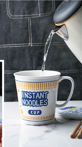 Instant Noodle Cup with Lid - 600ml