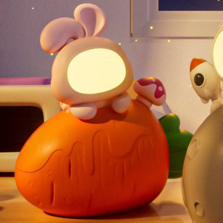 Rabbit and Carrot Money Bank Night Light