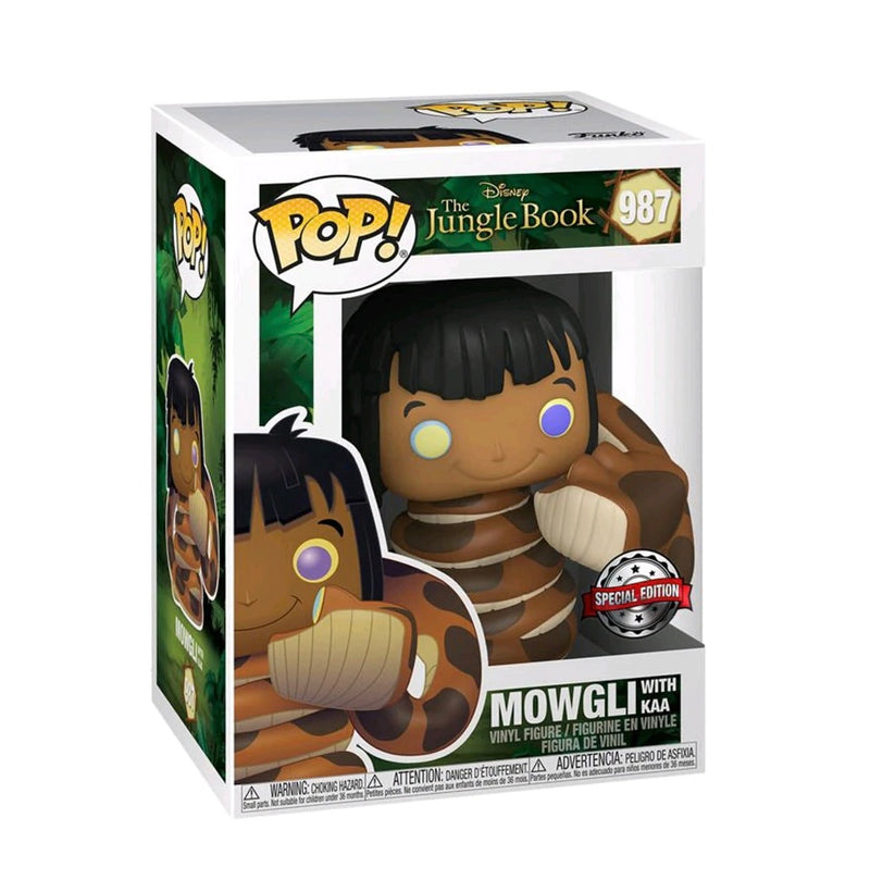 Jungle Book - Mowgli with Kaa Pop! Vinyl