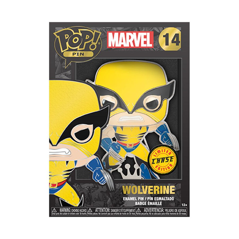 Marvel Comics - Wolverine (with chase) 4" Pop! Enamel Pin