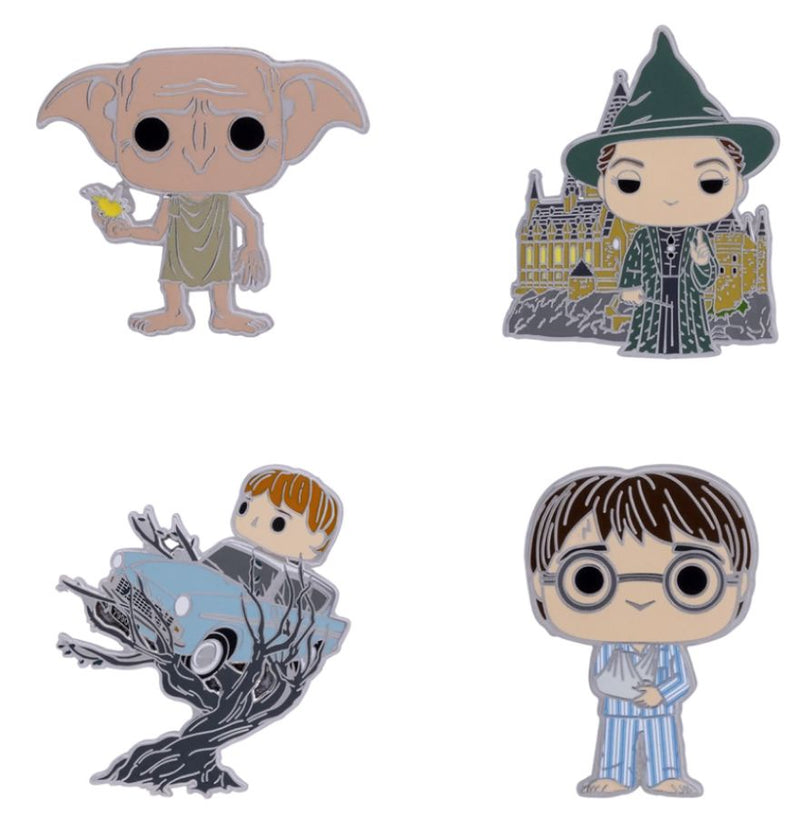 Harry Potter - Chamber of Secrets Pop! Pin 4-Pack