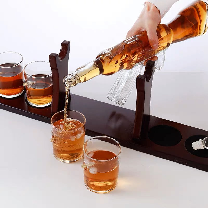 AK-47 Whiskey Decanter Set