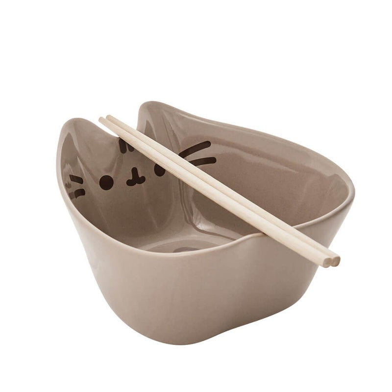 Pusheen Classic Bowl with Chopsticks