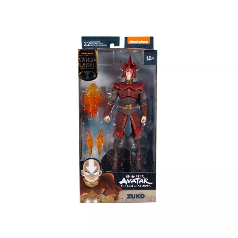 Avatar the Last Airbender - Prince Zuko Helmeted Gold US Exclusive 7" Action Figure