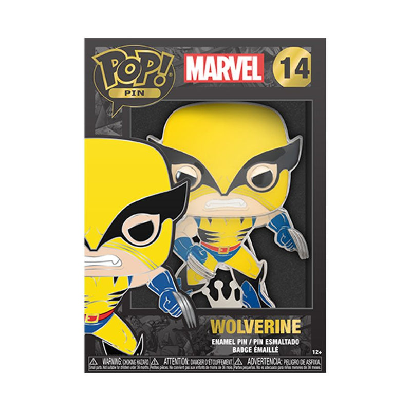 Marvel Comics - Wolverine (with chase) 4" Pop! Enamel Pin