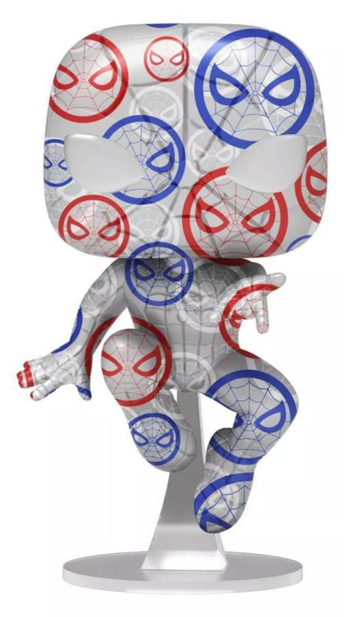 Spider-Man - Patriotic Age (Artist) US Exclusive Pop! with Protector [RS]