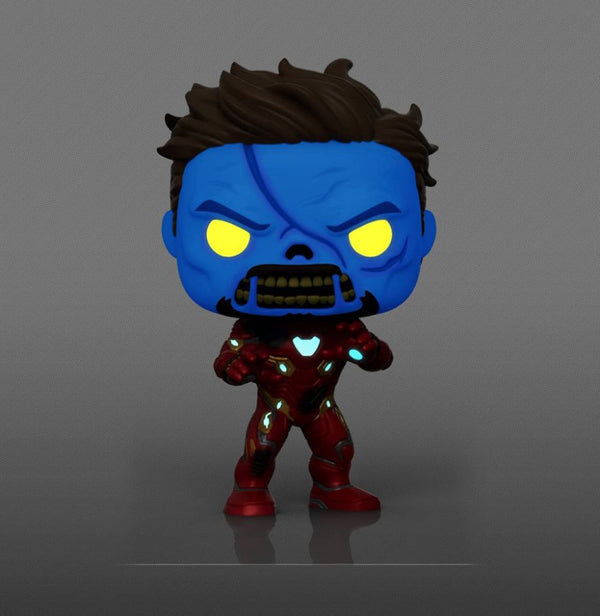 What If - Zombie Iron Man Glow US Exclusive Pop! Vinyl [RS]