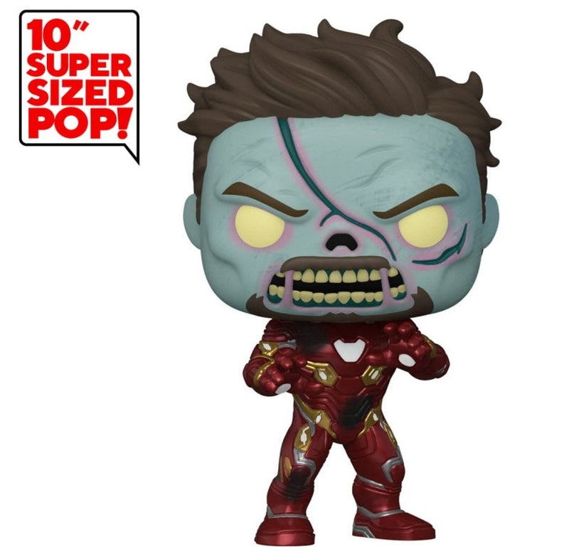 What If - Zombie Iron Man Metallic US Exclusive 10" Pop! Vinyl [RS]