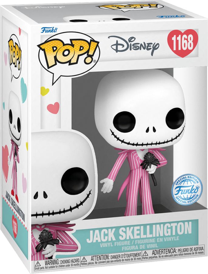 The Nightmare Before Christmas - Jack with Pink & Red Suit Pop! Vinyl [RS]