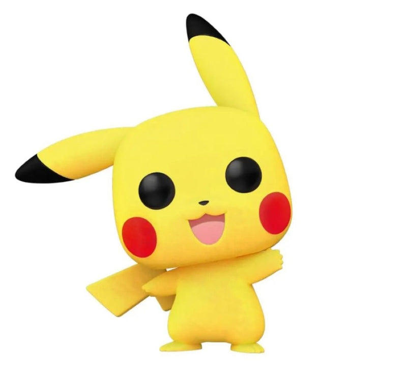 Pokemon - Pikachu Waving Flocked Pop! Vinyl [RS]