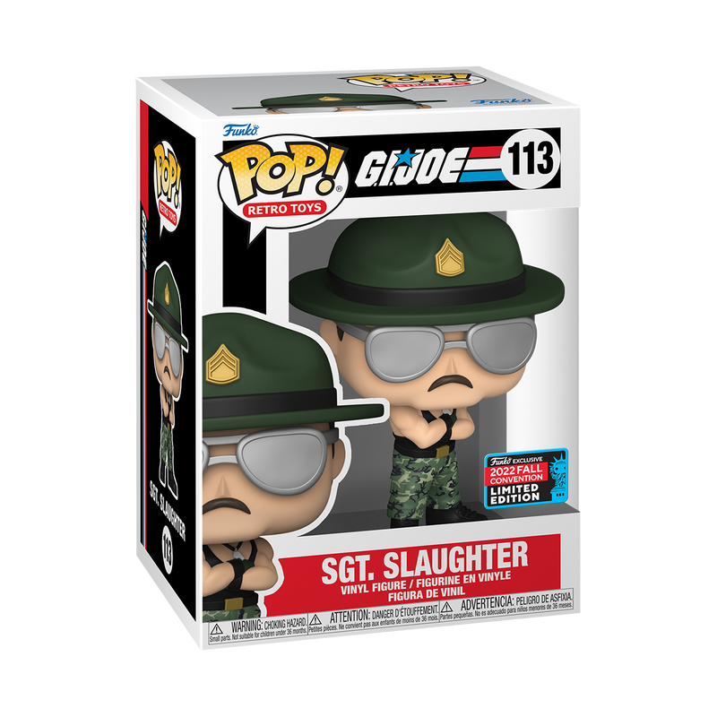 G.I. Joe - Sgt. Slaughter Pop! Vinyl NYCC 2022 [RS]