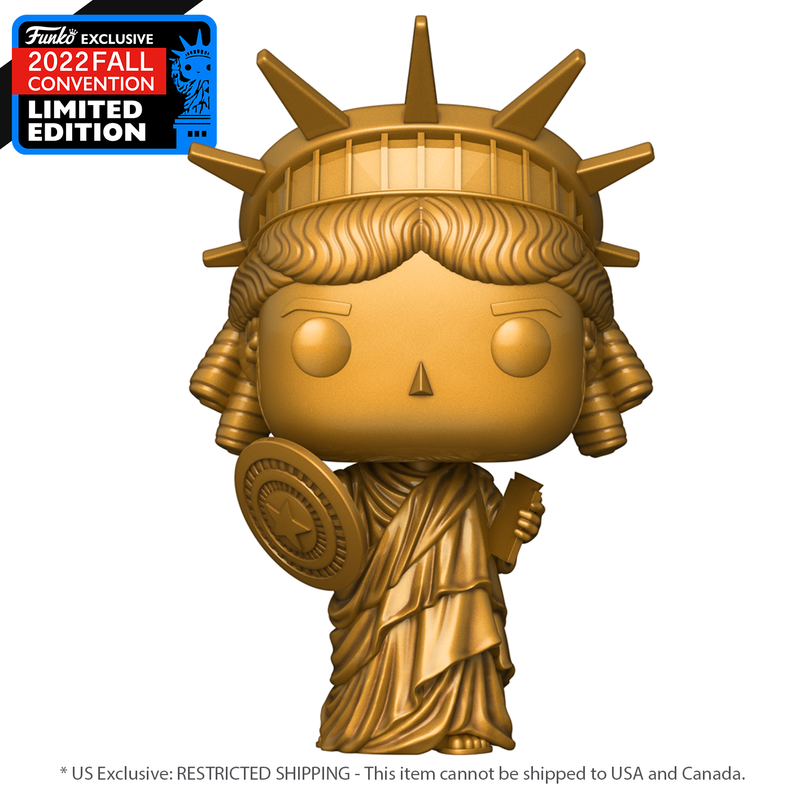 Spider-Man: No Way Home - Statue of Liberty with Shield Pop! Vinyl NYCC 2022 [RS]