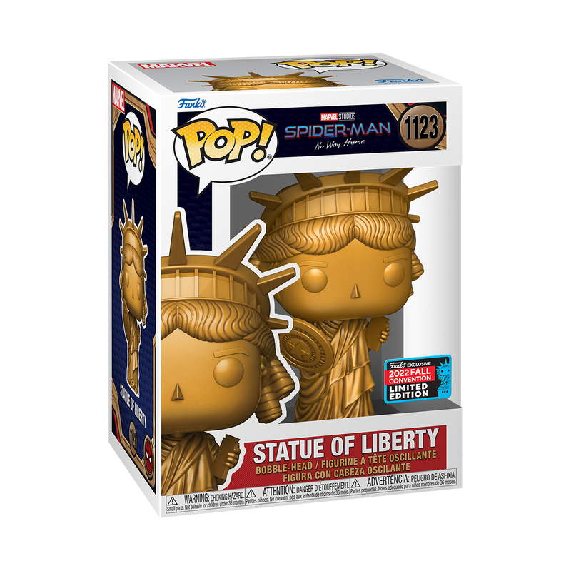 Spider-Man: No Way Home - Statue of Liberty with Shield Pop! Vinyl NYCC 2022 [RS]