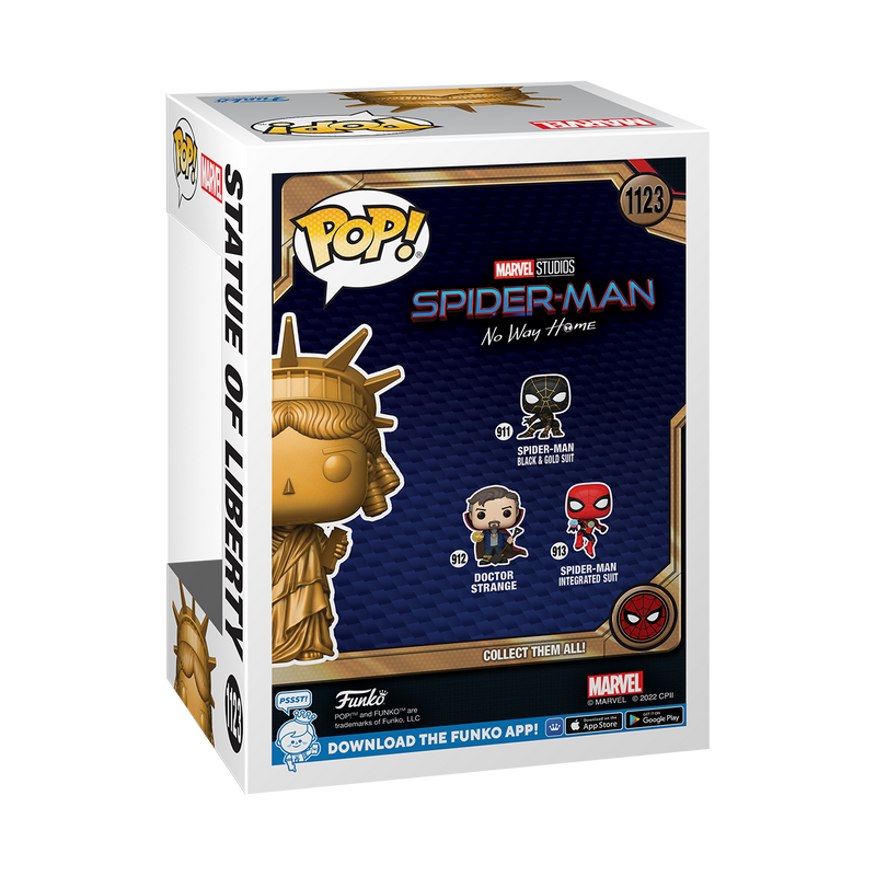 Spider-Man: No Way Home - Statue of Liberty with Shield Pop! Vinyl NYCC 2022 [RS]