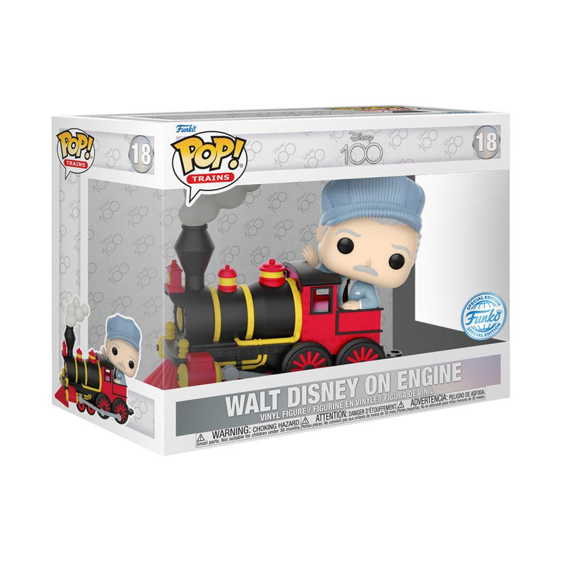 Disney 100th - Walt Disney on Engine Pop! Train [RS]