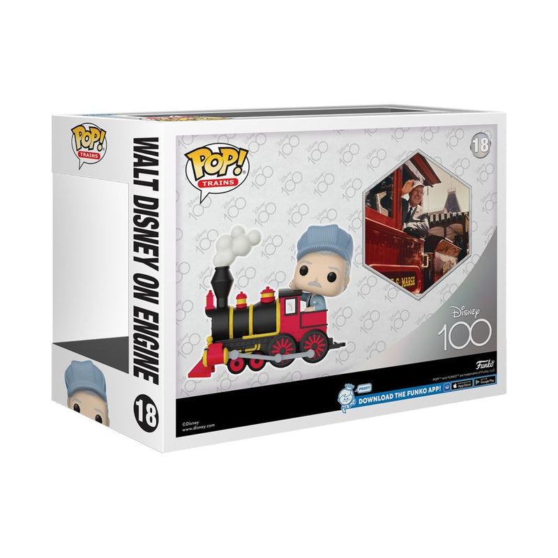 Disney 100th - Walt Disney on Engine Pop! Train [RS]