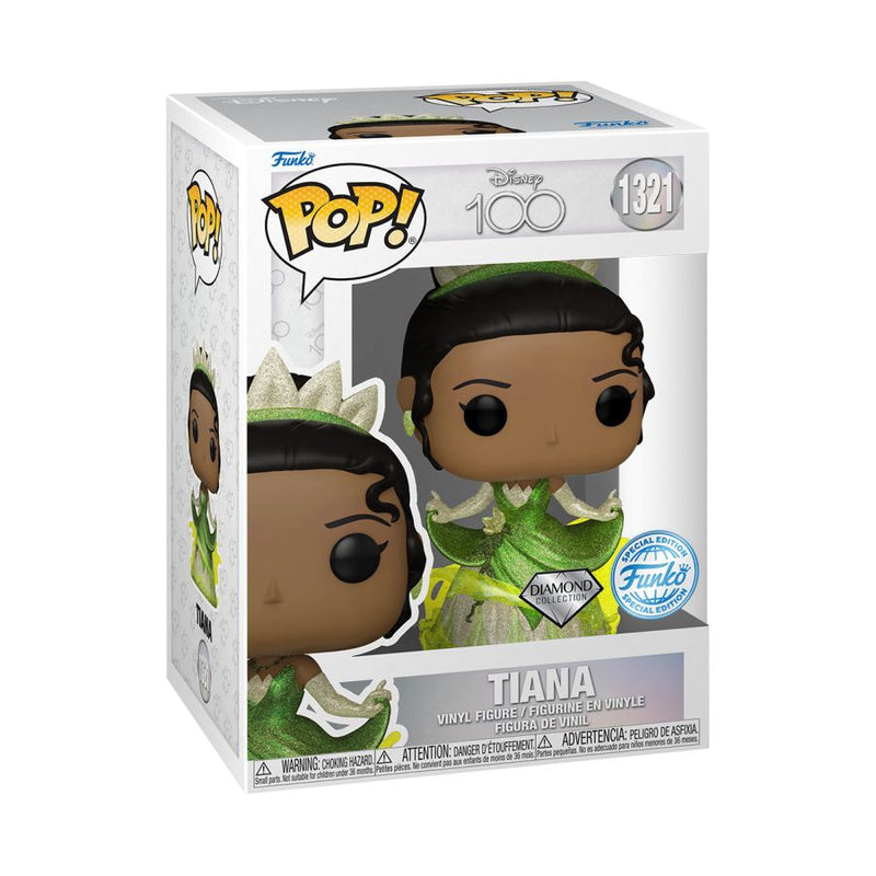 Disney 100th - Tiana Diamond Glitter Pop! Vinyl [RS]