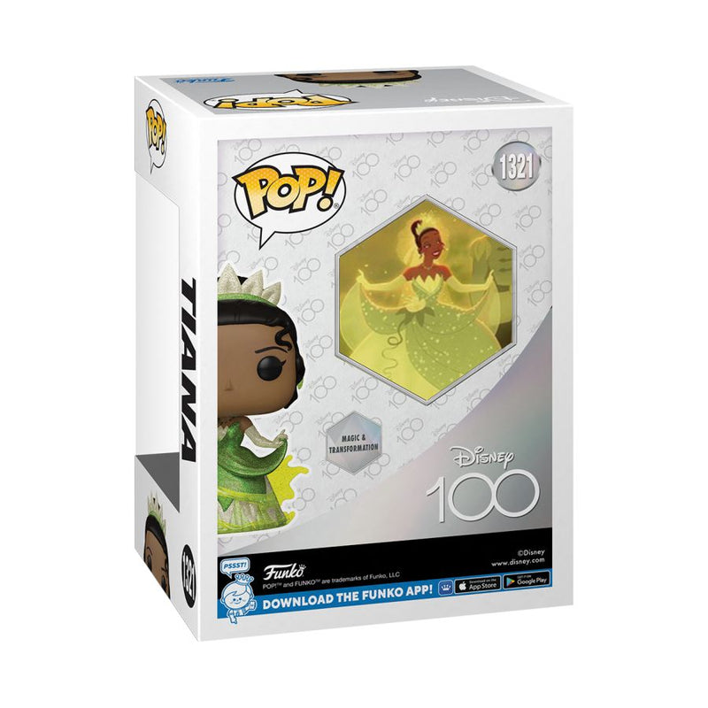 Disney 100th - Tiana Diamond Glitter Pop! Vinyl [RS]