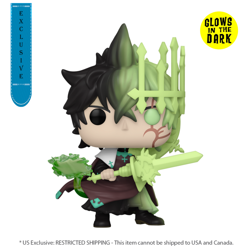 Black Clover - Yuno (Spirit of Zephyr) Glow Pop! Vinyl [RS]