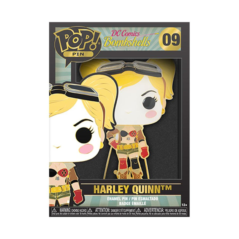 DC Bombshells - Harley Quinn 4" Pop! Enamel Pin