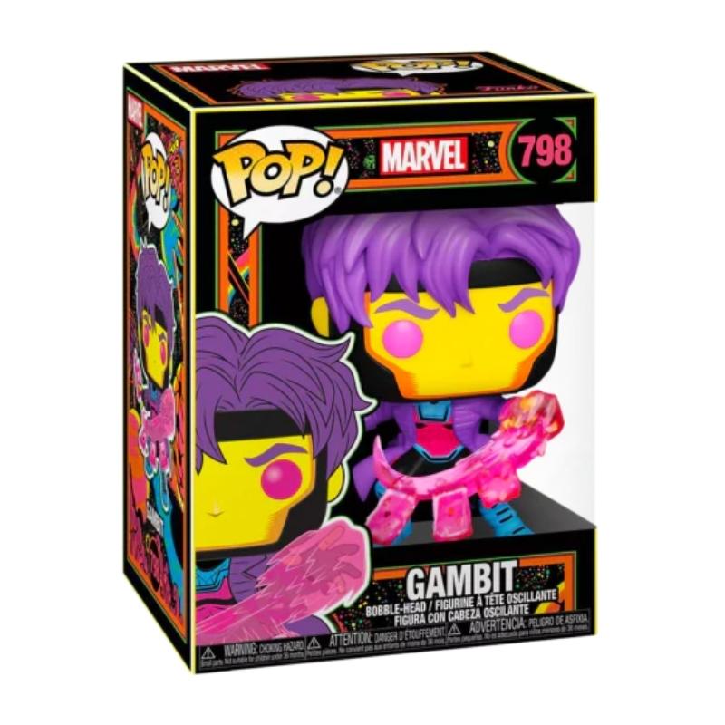 X-Men - Gambit Blacklight US Exclusive Pop! Vinyl [RS]