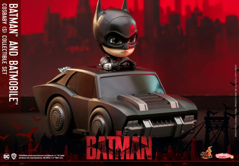 The Batman - Batman and Batmobile Cosbaby Set