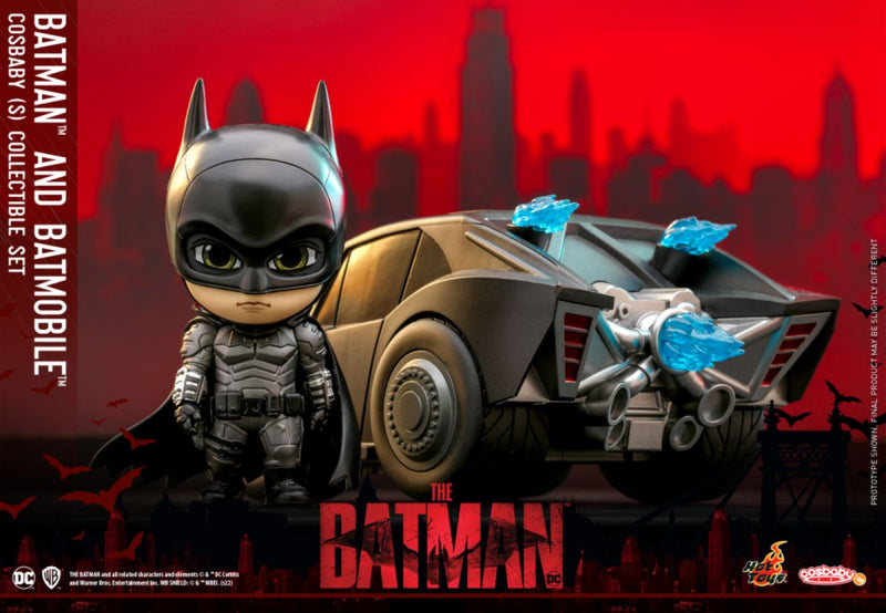 The Batman - Batman and Batmobile Cosbaby Set