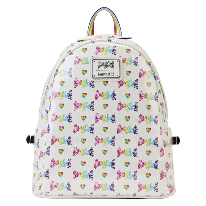 Lisa Frank - Rainbow Heart Mini Backpack with Detachable  Bag