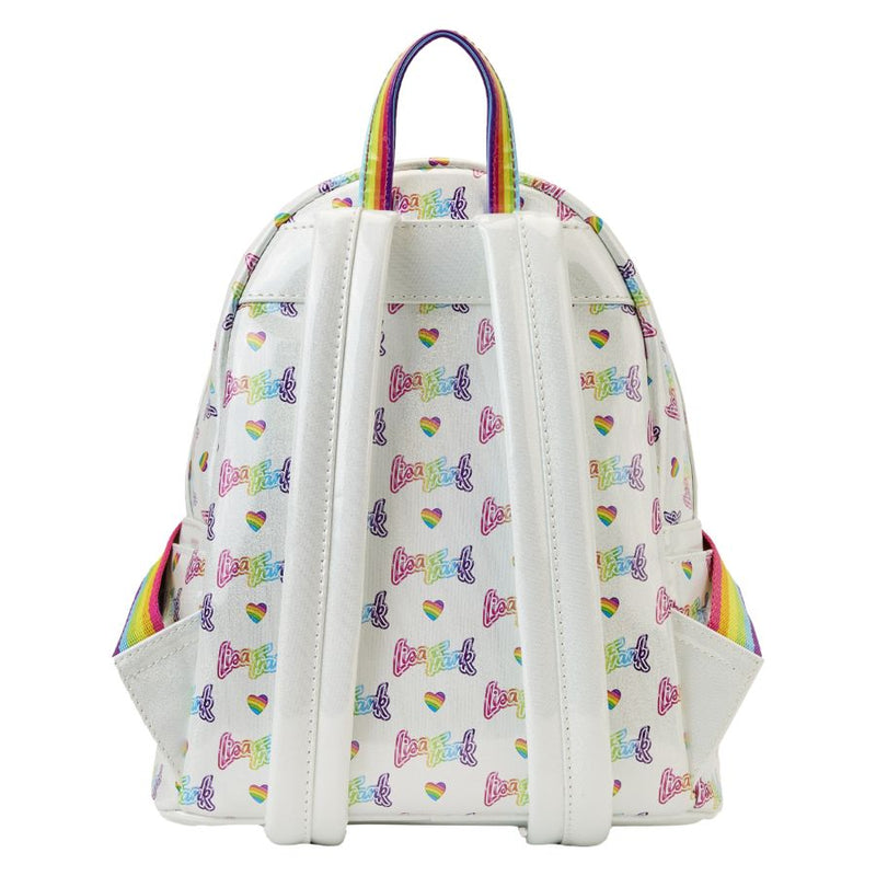 Lisa Frank - Rainbow Heart Mini Backpack with Detachable  Bag