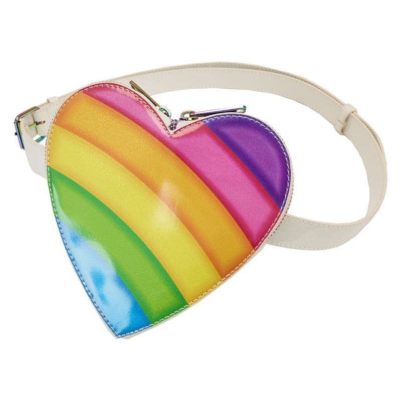 Lisa Frank - Rainbow Heart Mini Backpack with Detachable  Bag